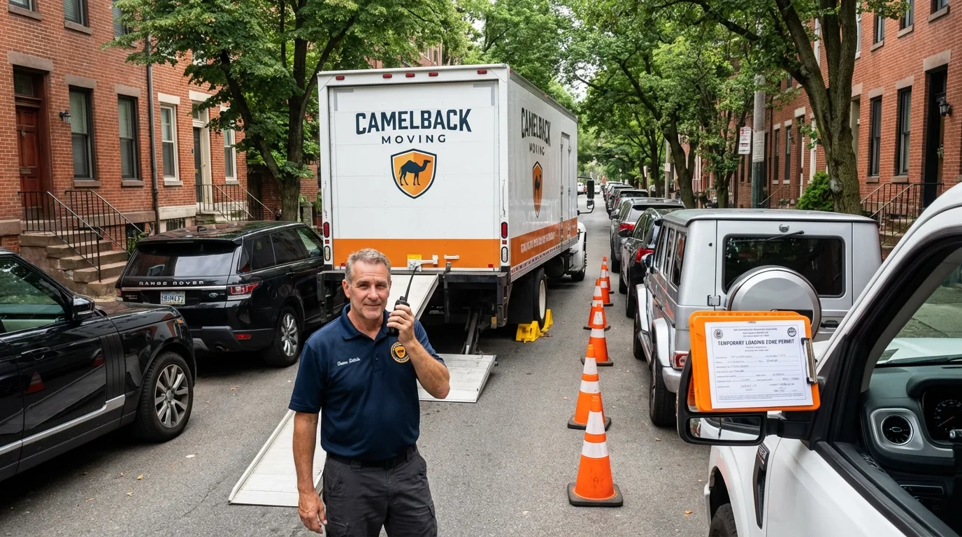 City street loading permit setup in Fayetteville, NY
