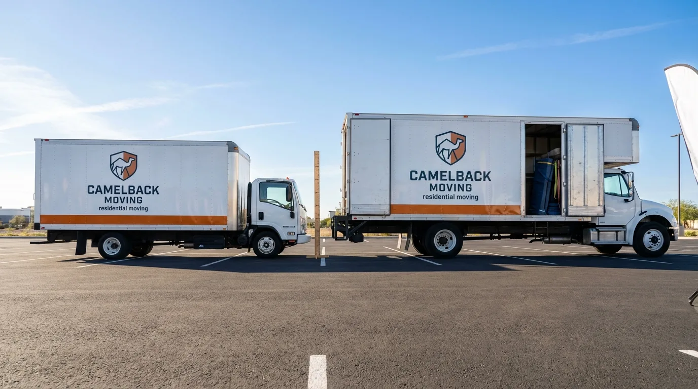 Moving truck size capacity guide in Fayetteville